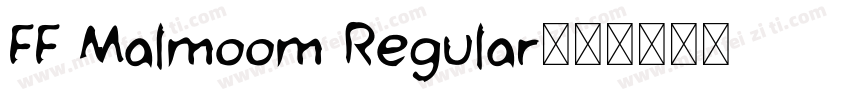 FF Malmoom Regular字体转换